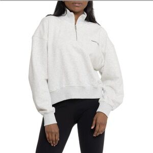 Sweaty Betty Revive Cropped Half-Zip Sweatshirt~ size L/XXL